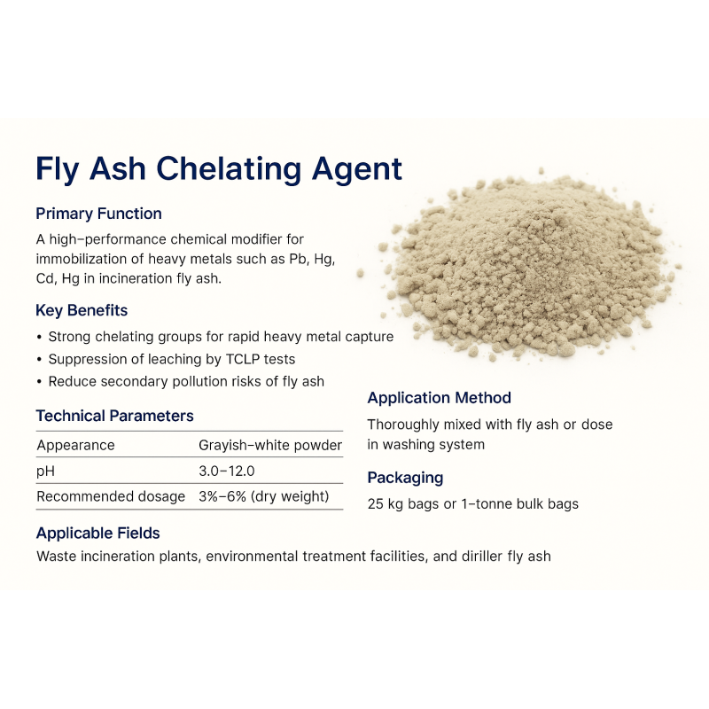 飞灰螯合剂（Inorganic Flying Ash Combine）
